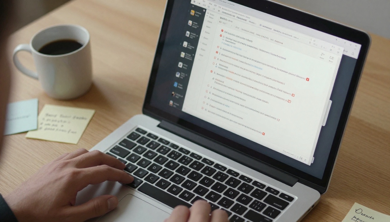 Email inbox with stacked ignored PDF attachments Email inbox with stacked ignored PDF attachments