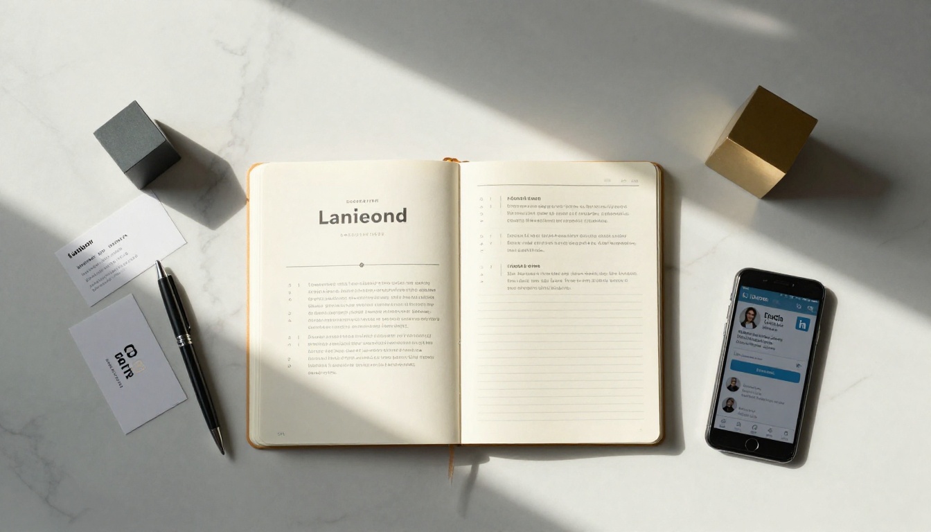 Personal branding workspace flat lay with business cards, notebook and smartphone Personal branding workspace flat lay with business cards, notebook and smartphone