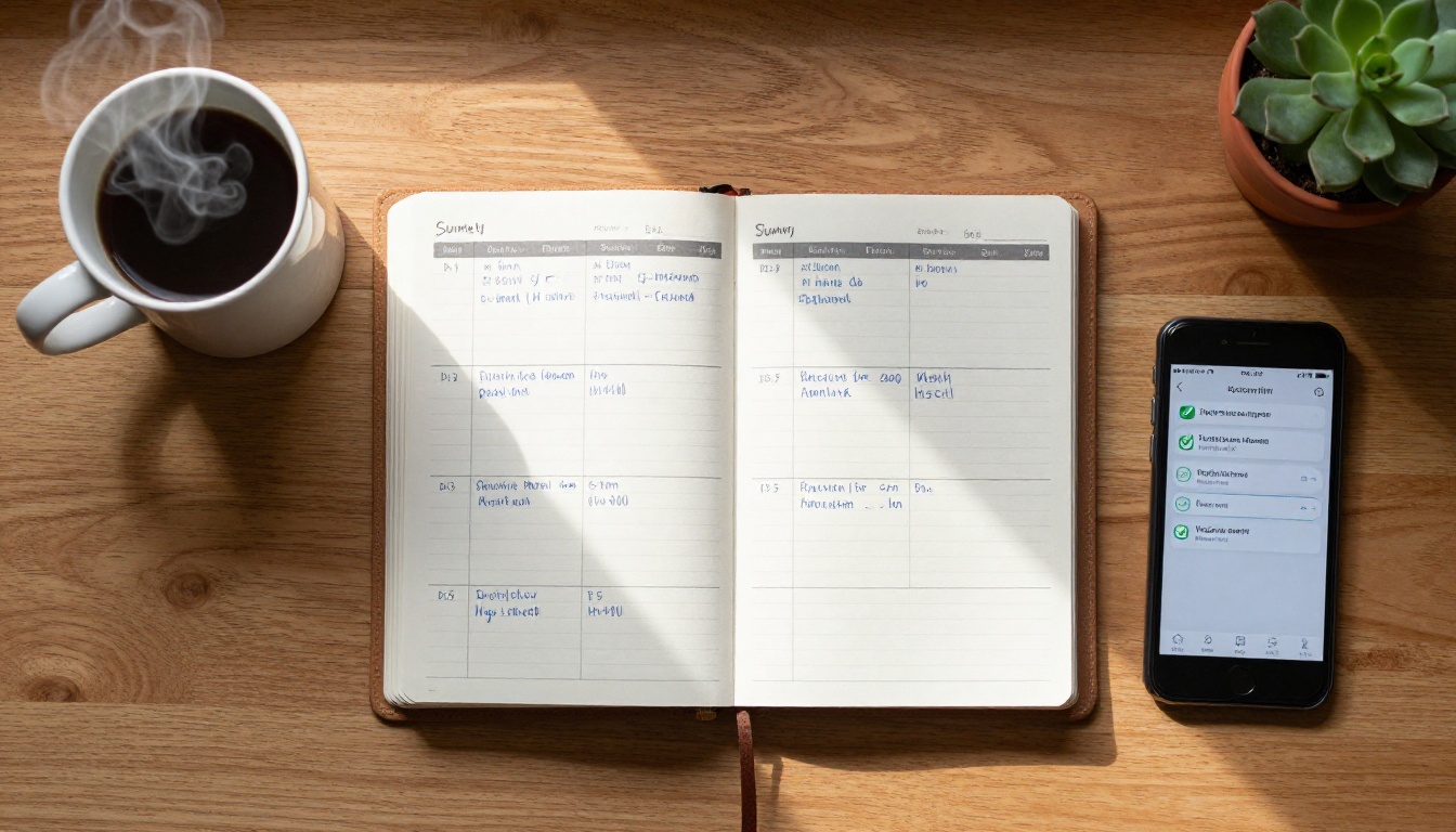 Summer vacation rental booking calendar fully filled with confirmed reservations