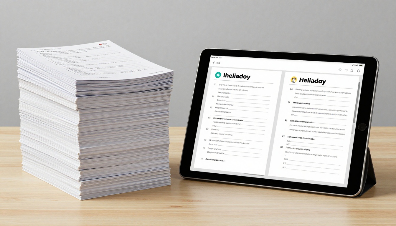 Paper workbooks vs digital flipbook tablet comparison Paper workbooks vs digital flipbook tablet comparison