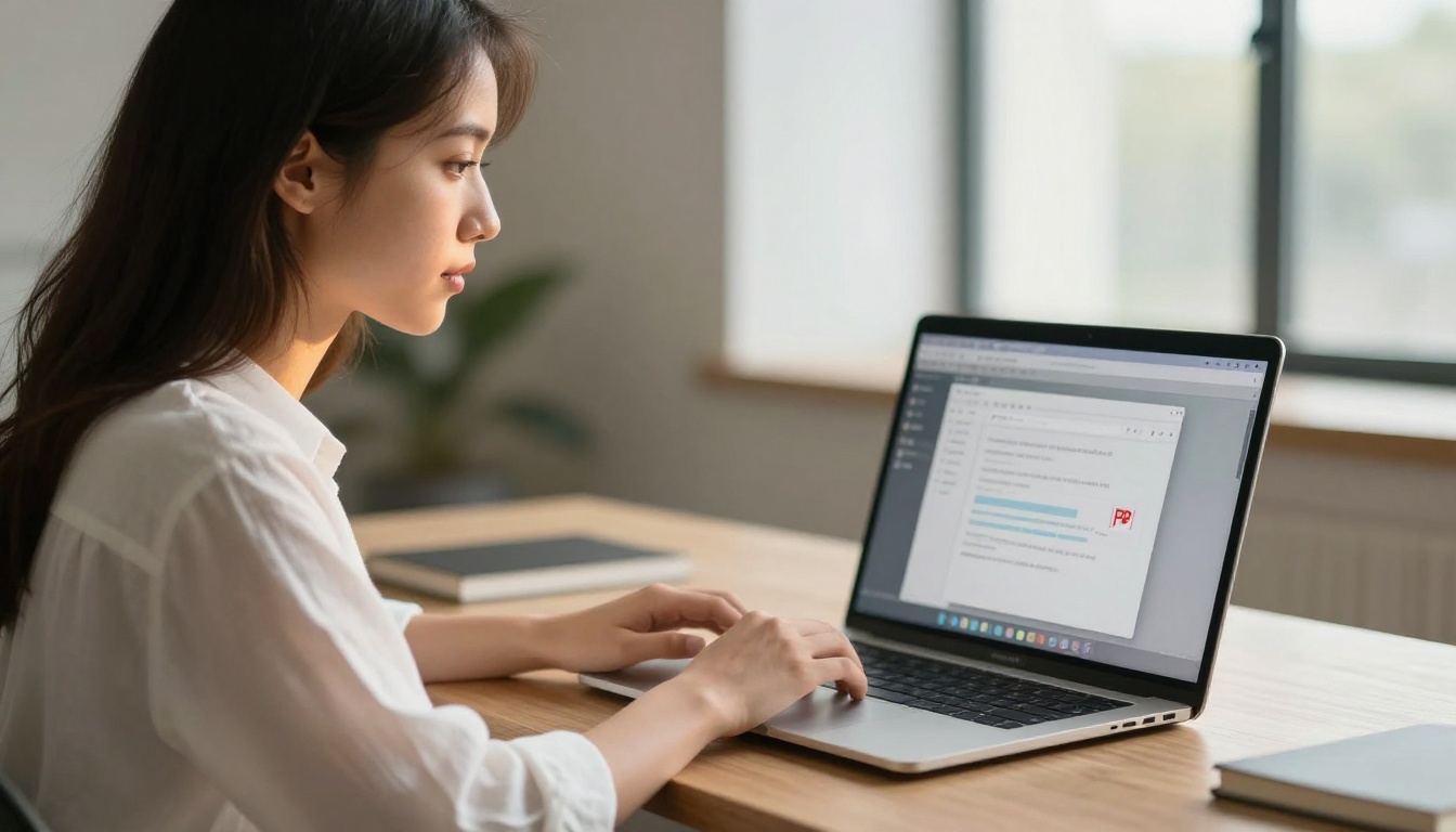 Exporting a Pages document as PDF on MacBook