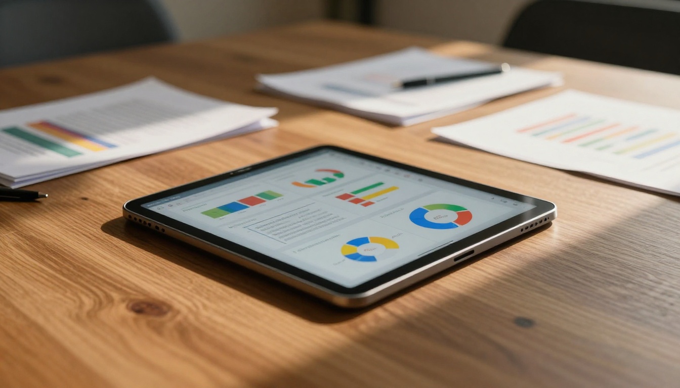 Google Slides on tablet