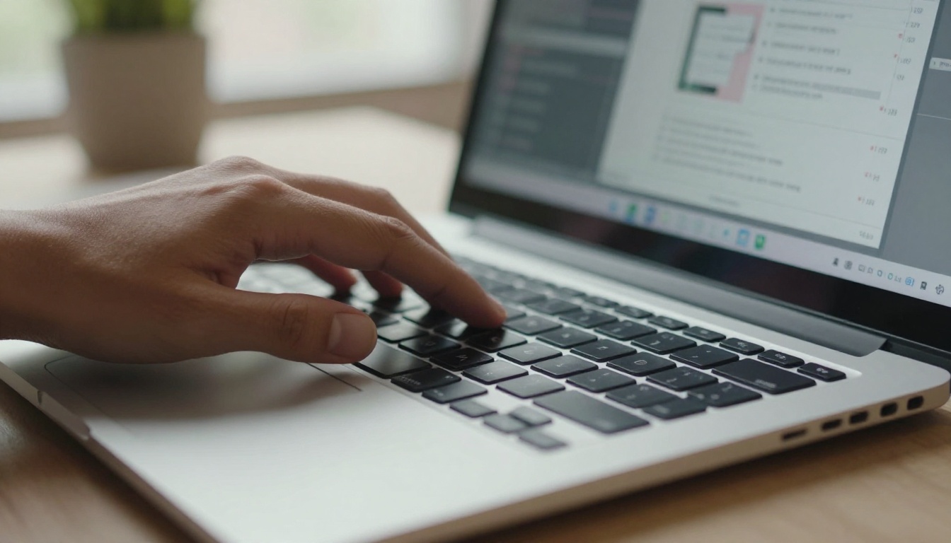 A professional UX designer working in Figma on a large studio monitor with warm morning light