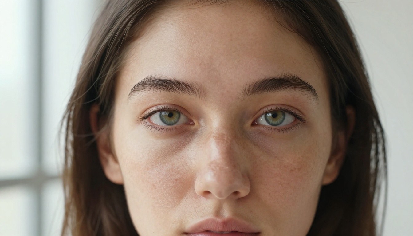 Close-up portrait demonstrating photorealistic AI generation quality