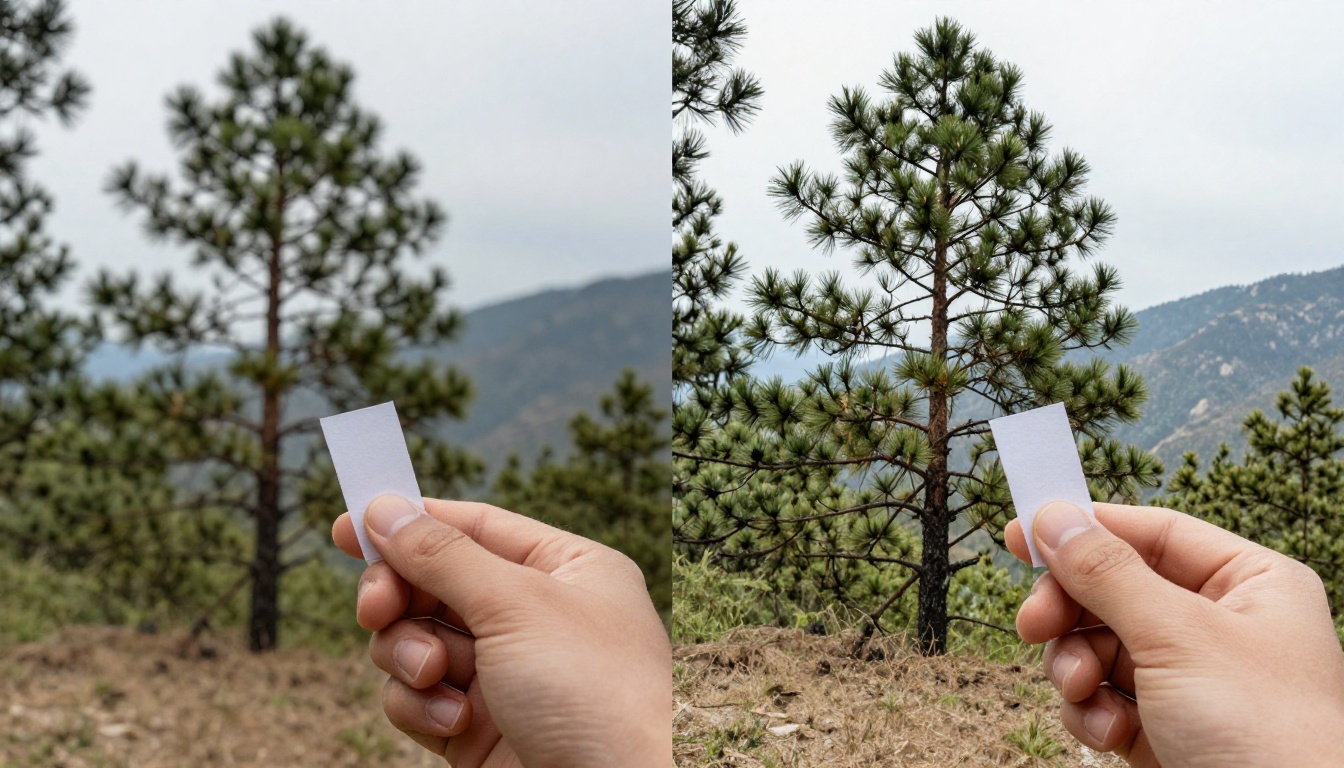 Before and after comparison showing AI image upscaling quality