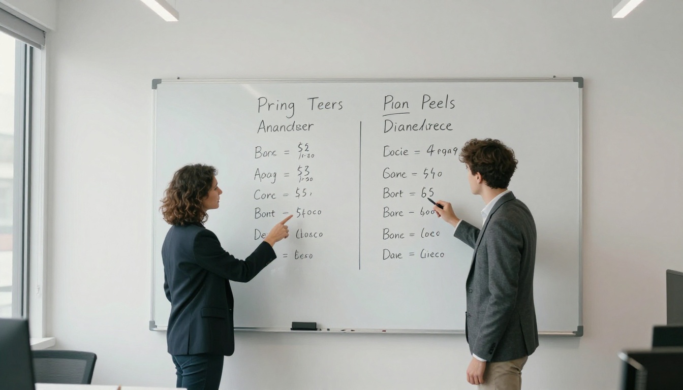 Side-by-side pricing comparison between subscription services and AI tools