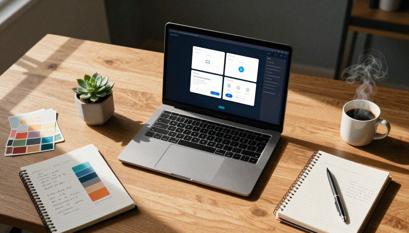 Creator comparing AI video platform options on desk
