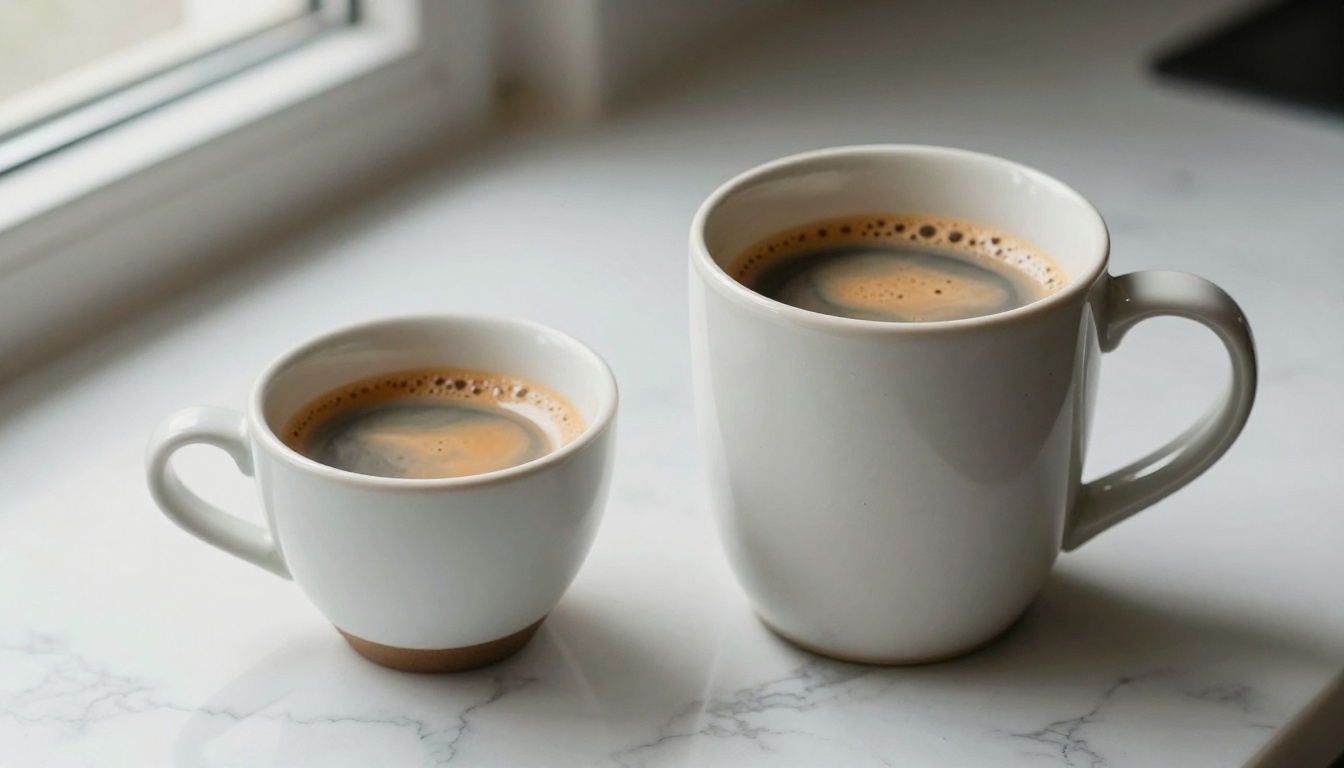 Price comparison: two coffee cups representing different cost tiers in AI platforms