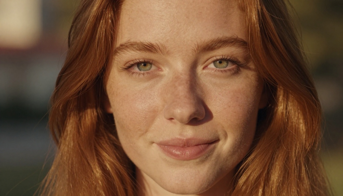 Beautiful portrait demonstrating photorealistic AI output quality