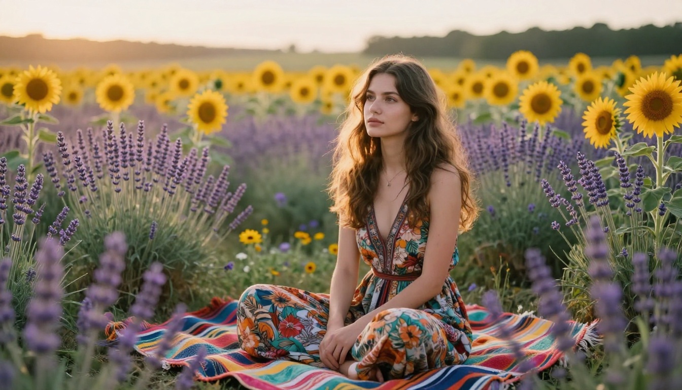 Bohemian lifestyle photography for Instagram creators