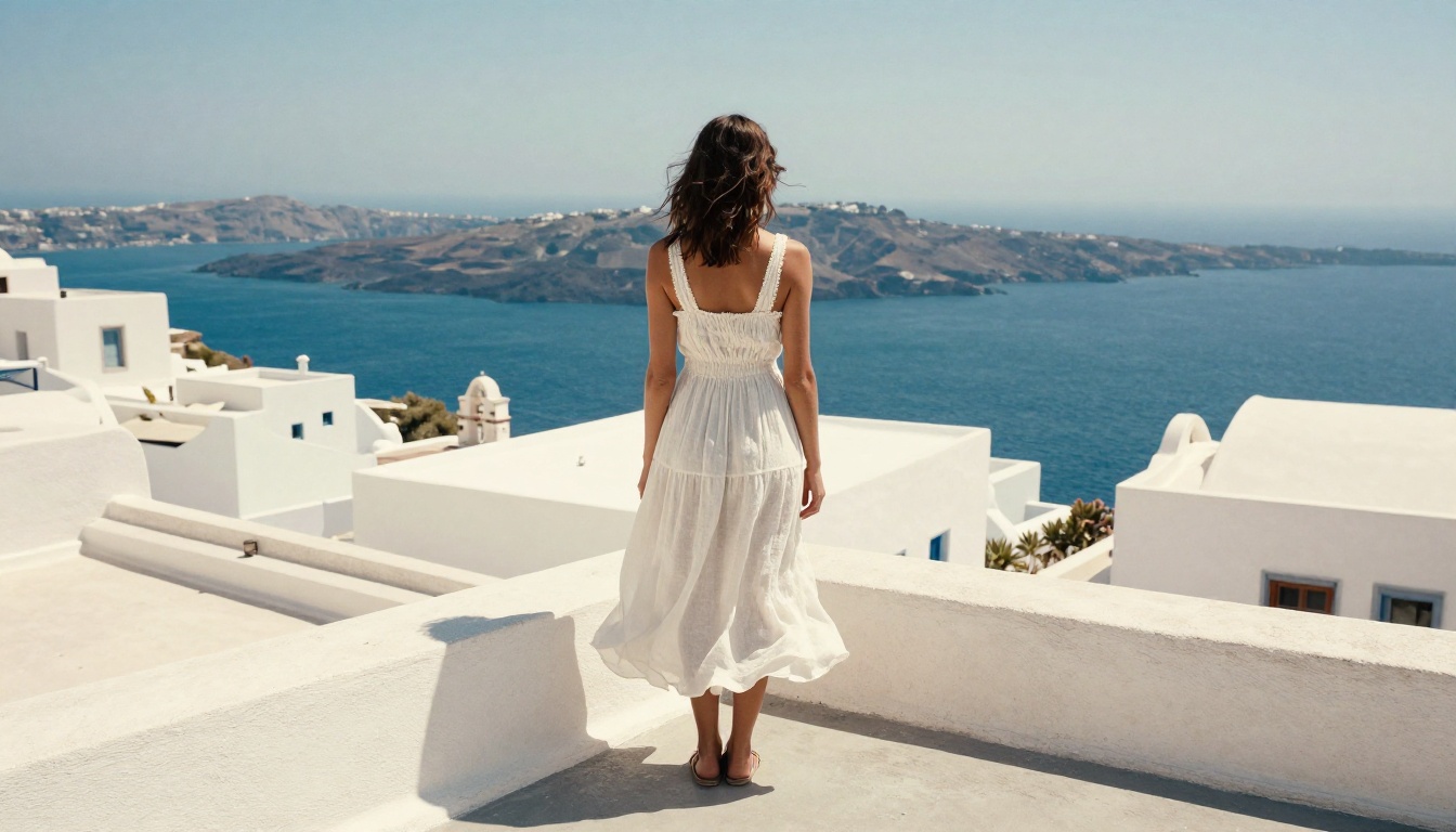 Mediterranean cinematic scene for creative range