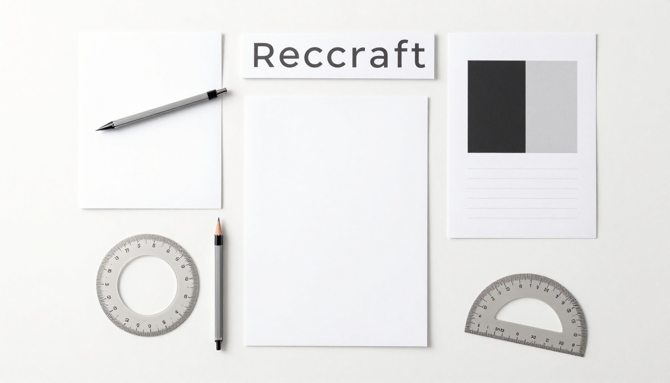 Aerial flat lay photograph of clean design mockups featuring crisp minimal typographic layouts on white paper with a mechanical pencil and ruler Aerial flat lay photograph of clean design mockups featuring crisp minimal typographic layouts on white paper with a mechanical pencil and ruler