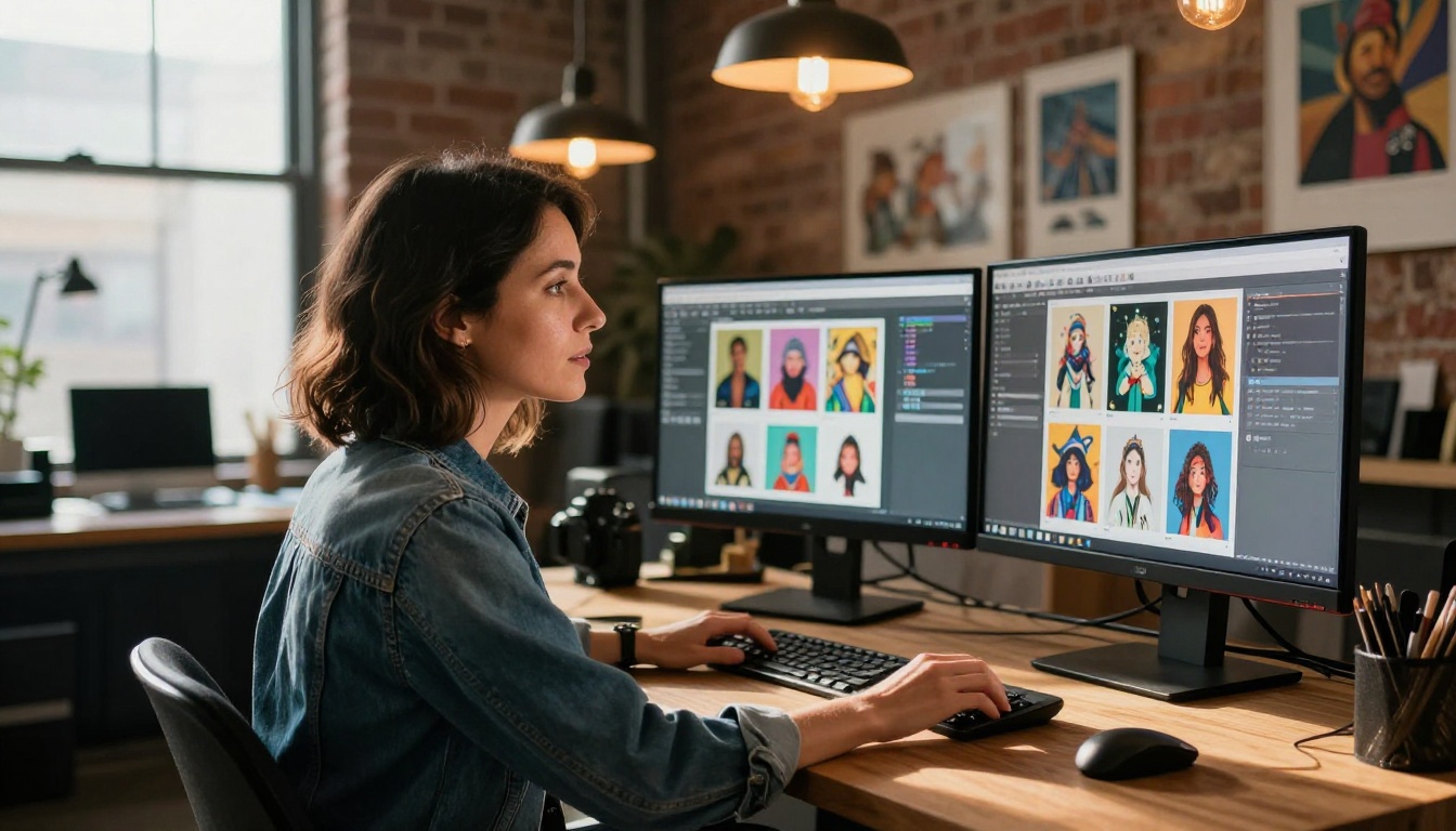 AI model comparison workspace