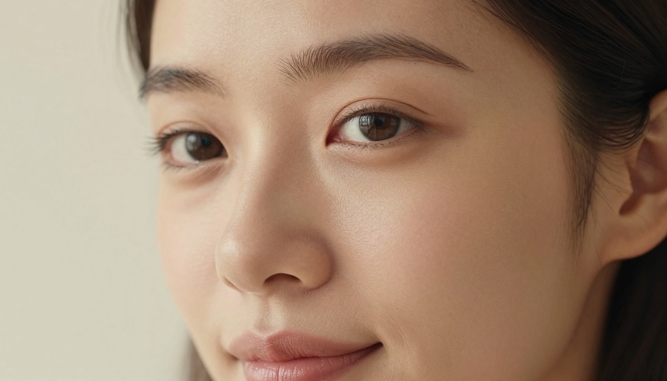 Close-up portrait showing photorealistic skin texture and natural lighting from AI generation