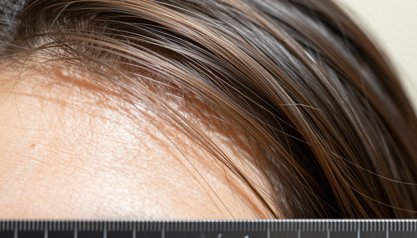 Ultra-close-up macro of human hair strands showing individual fiber separation in backlight