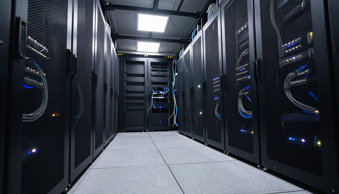 Server room infrastructure for AI model hosting