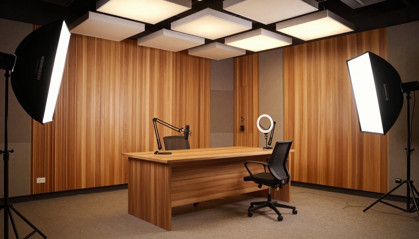 Professional video production studio