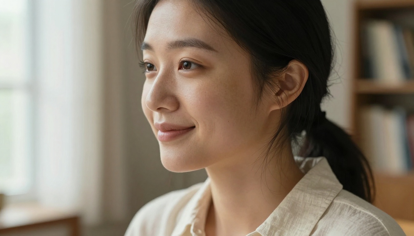 Photorealistic AI portrait showcasing Qwen Image's fidelity on human subjects