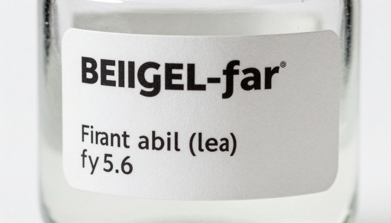Close-up macro shot of a product label on a glass jar with precisely legible ingredient typography Close-up macro shot of a product label on a glass jar with precisely legible ingredient typography