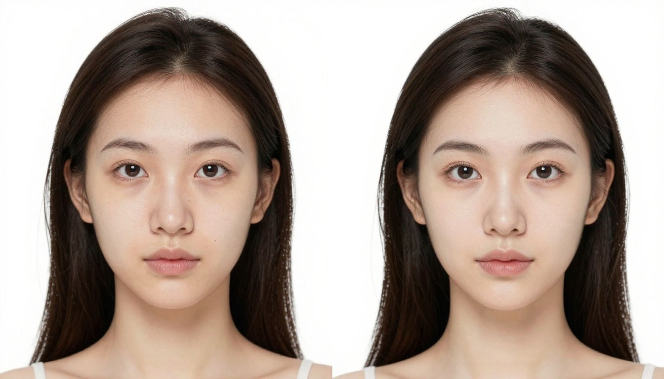 Side-by-side quality comparison showing AI image generation artifacts on the left versus photorealistic output on the right