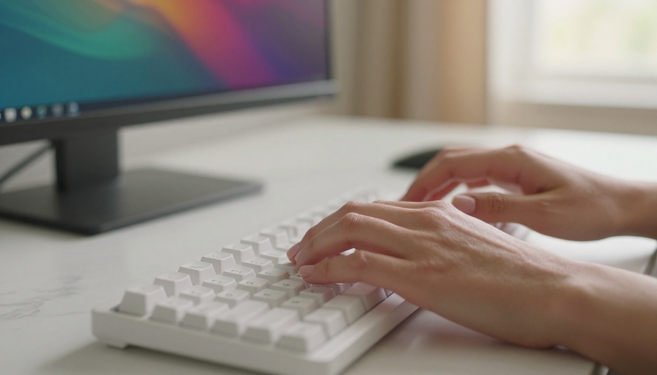 A professional photographer reviewing stunning AI-generated photographs on a studio monitor, warm morning light, photorealistic