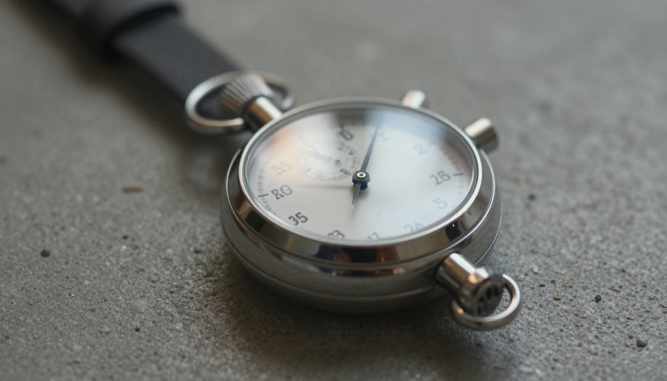 A stopwatch on concrete representing the speed of SDXL Turbo generation A stopwatch on concrete representing the speed of SDXL Turbo generation