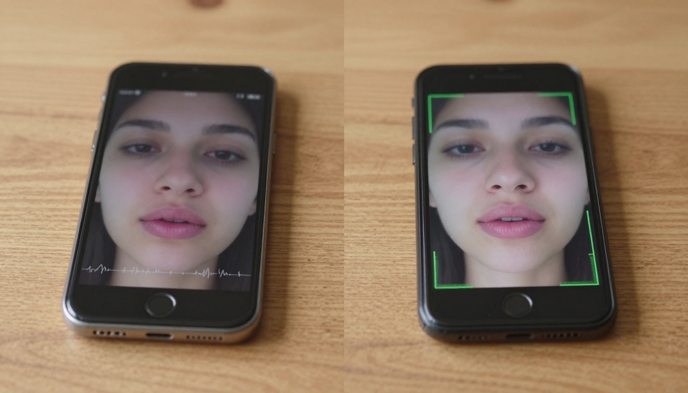 Split-screen comparison of video with mismatched vs. perfectly synchronized lip movement Split-screen comparison of video with mismatched vs. perfectly synchronized lip movement