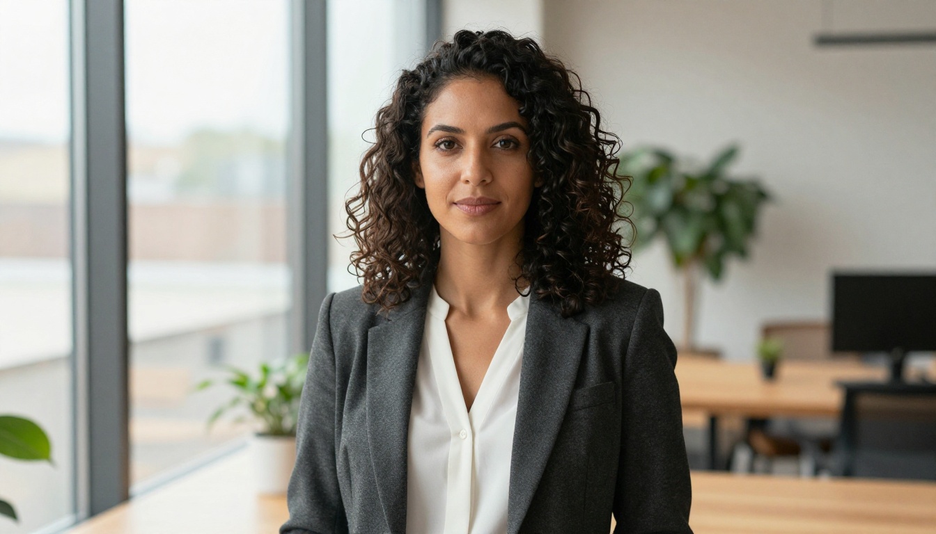Professional woman ready for any background composite