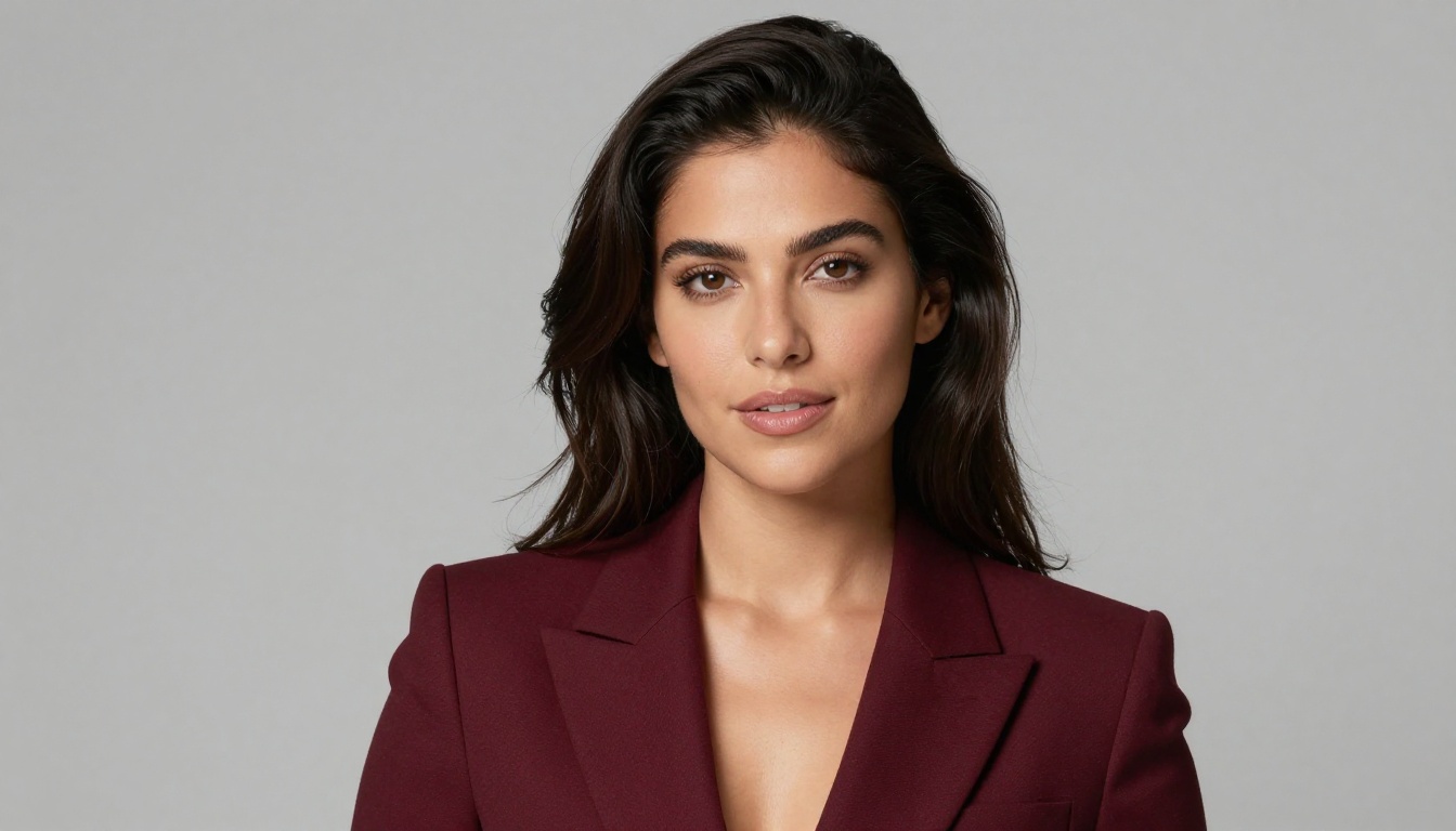 Confident Latina woman professional AI headshot portrait