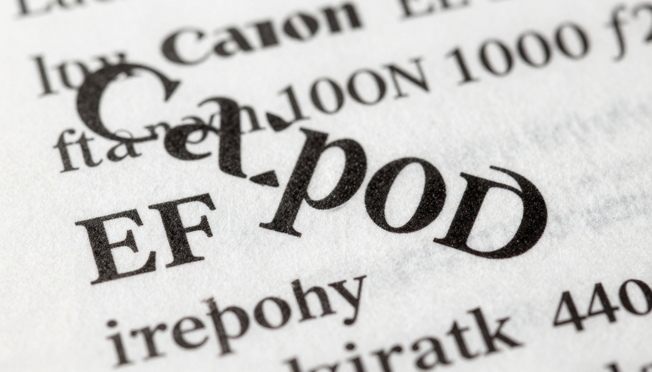Close-up of an AI-processed document showing razor-sharp black text with perfect edge definition on white paper