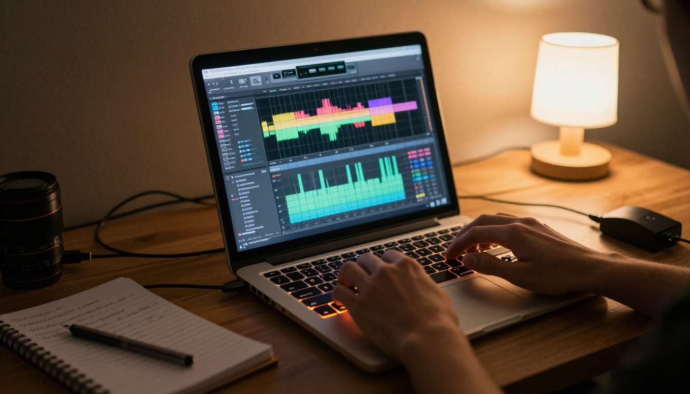 Home studio laptop setup