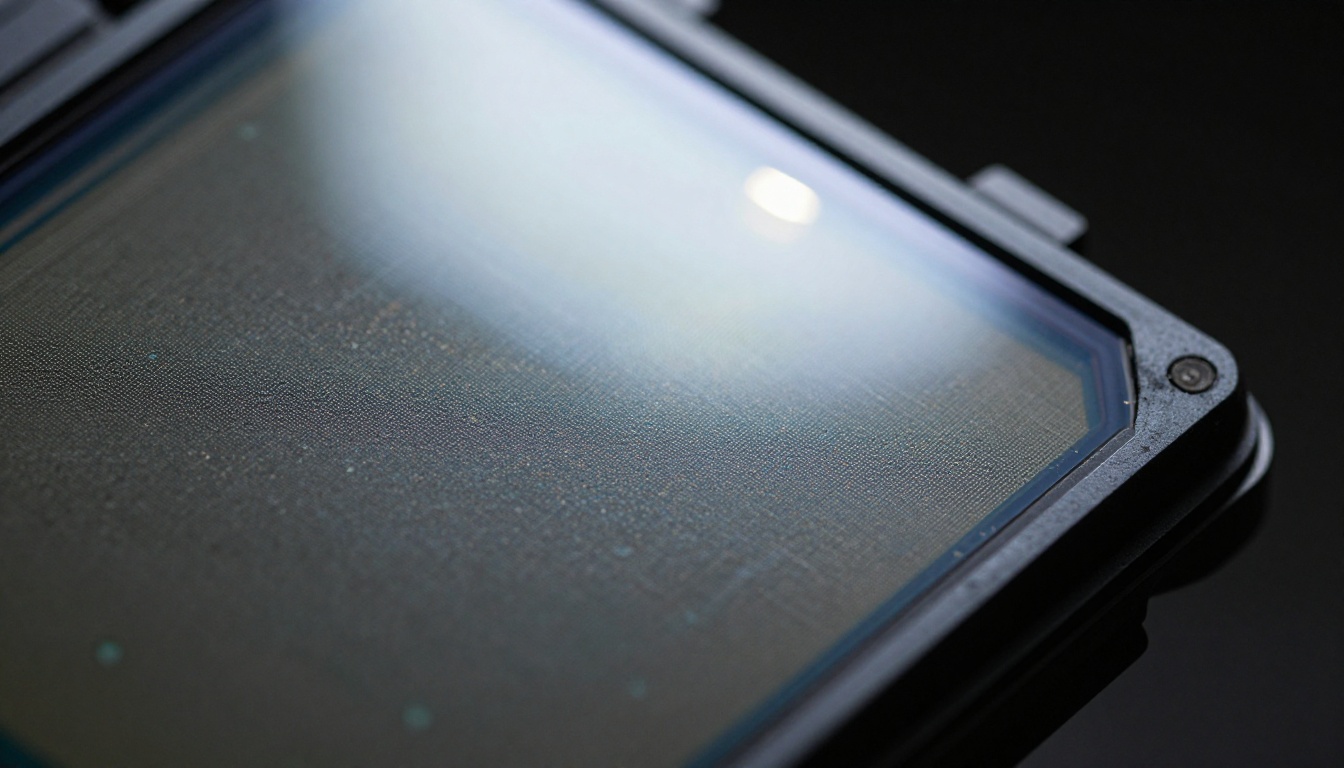 Camera sensor macro close-up showing noise artifacts and micro-lens structure Camera sensor macro close-up showing noise artifacts and micro-lens structure