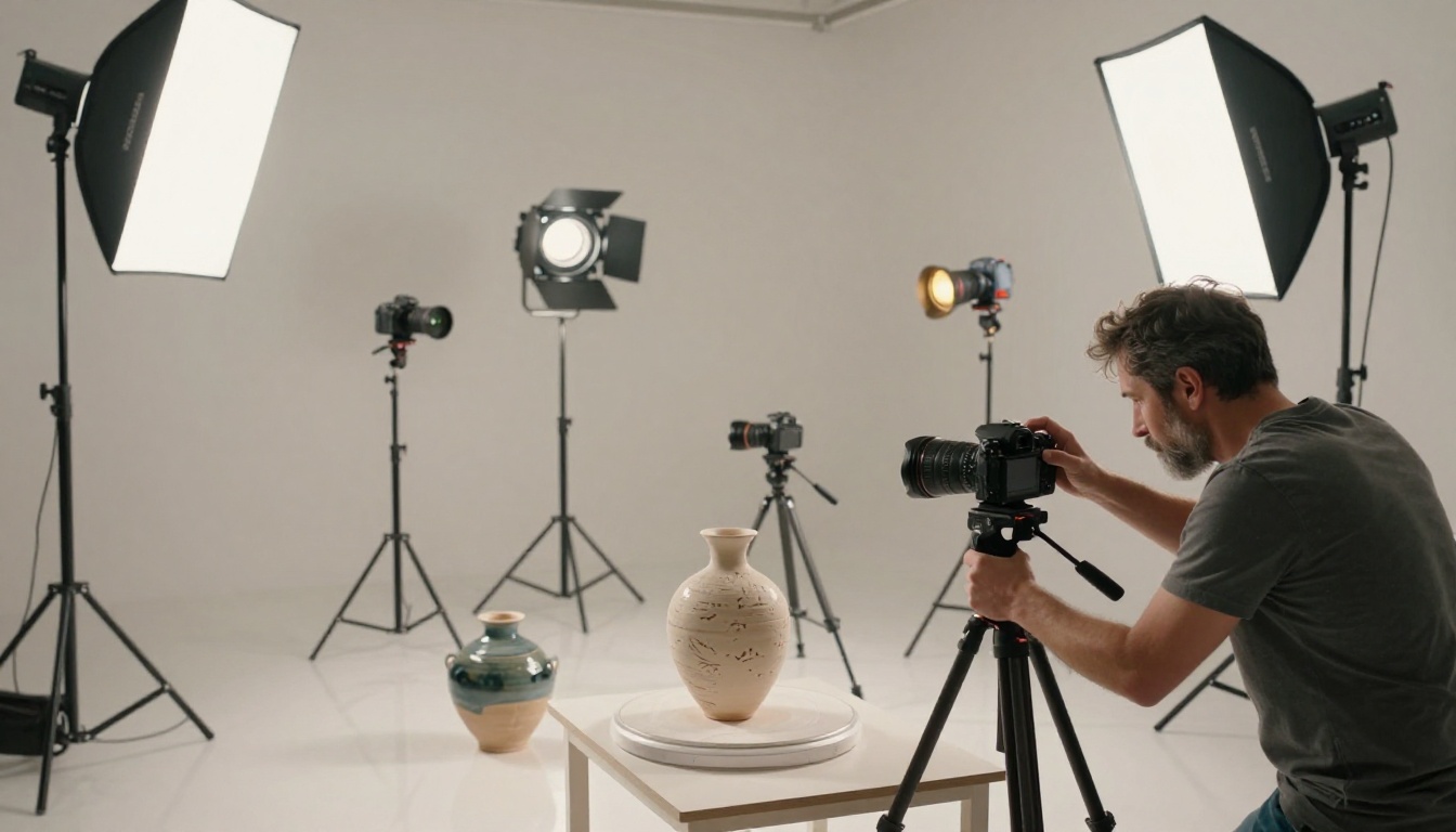 Multi-angle photography setup for 3D reconstruction