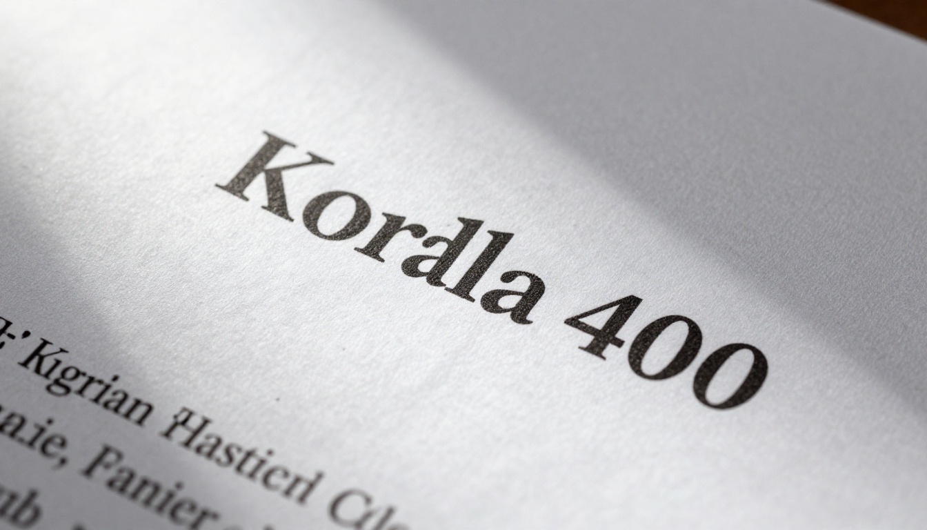 Crisp sharp document text after AI super-resolution enhancement with clean character edges on white paper
