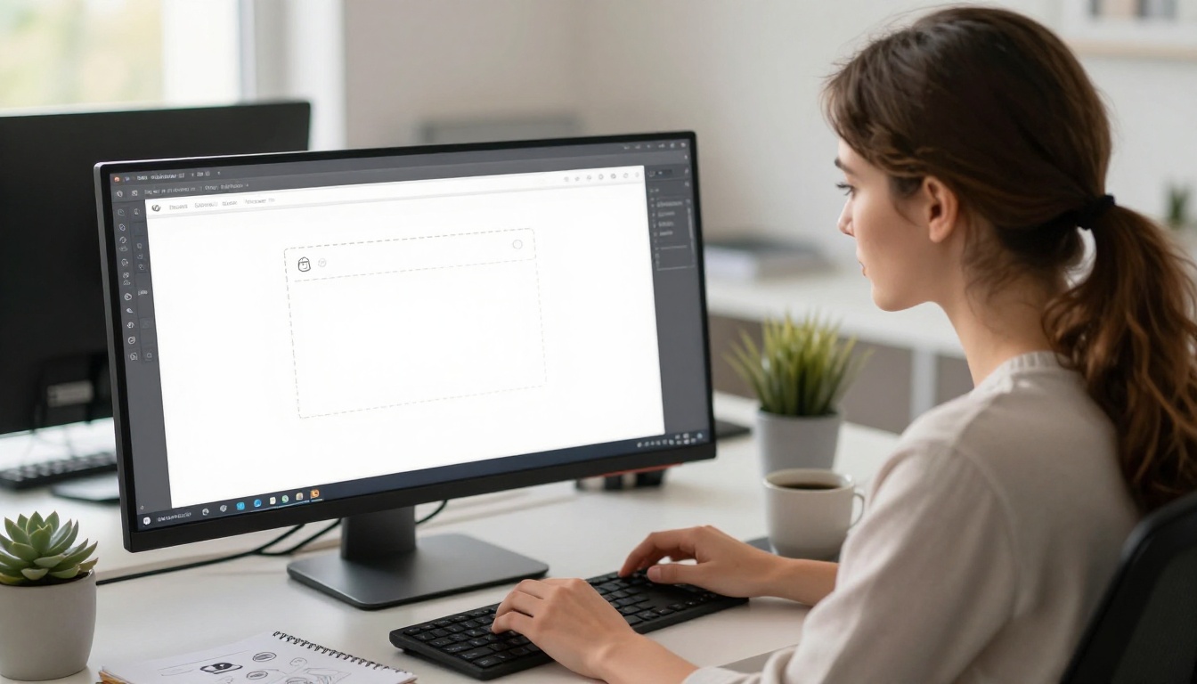Designer dragging logo file into AI tool upload interface