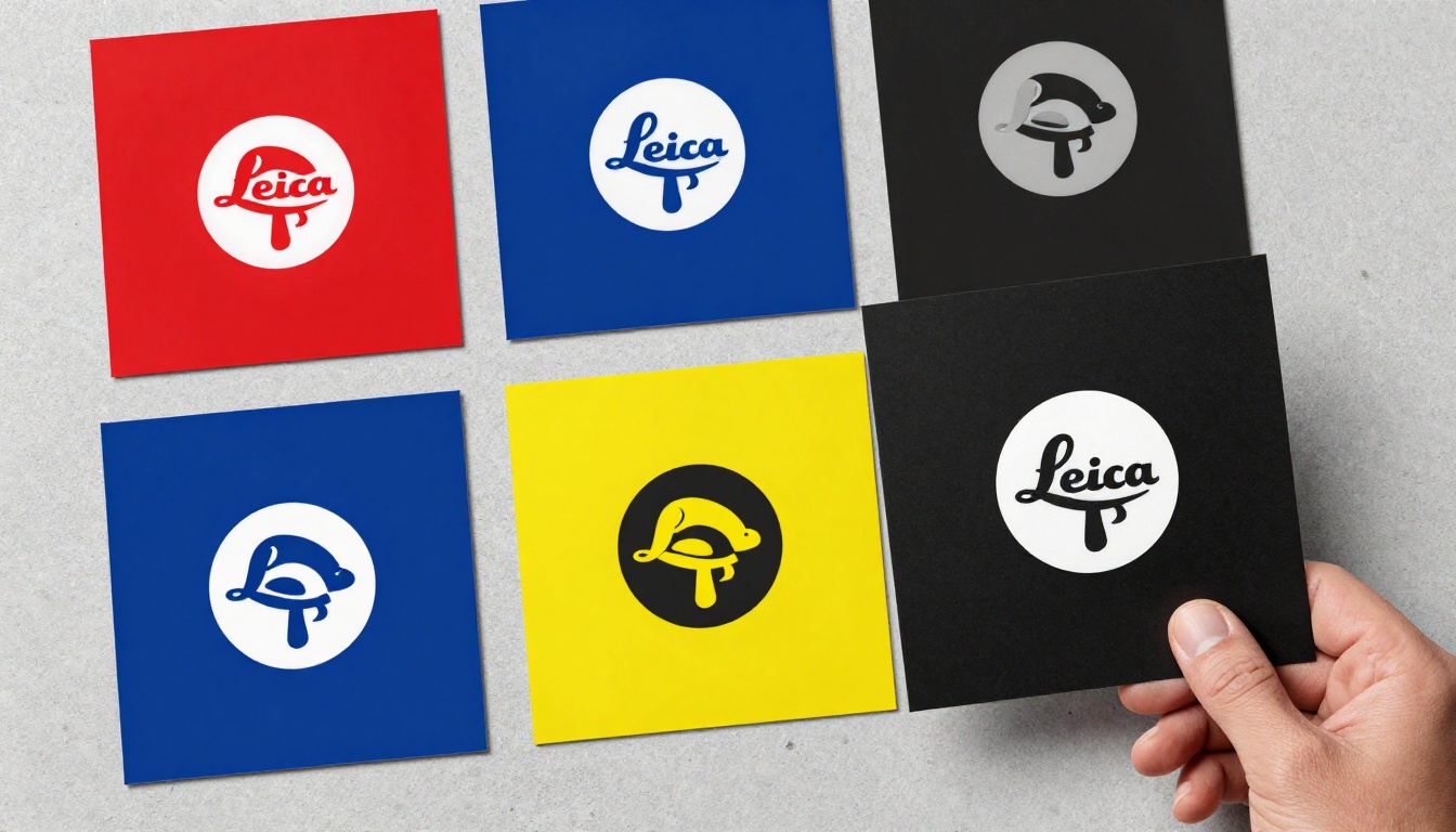 Multiple logo variants working perfectly on colored backgrounds