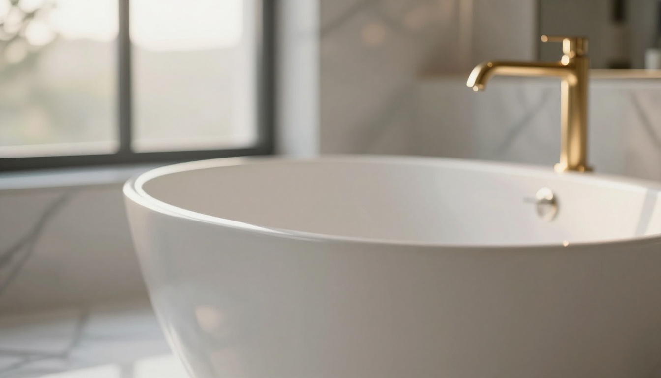 Close-up bathroom detail showing the texture quality that AI upscaling can preserve and recover
