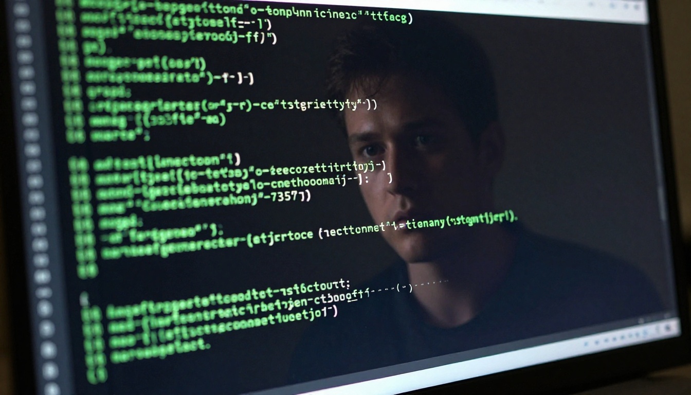 Close-up of clean terminal code output on monitor