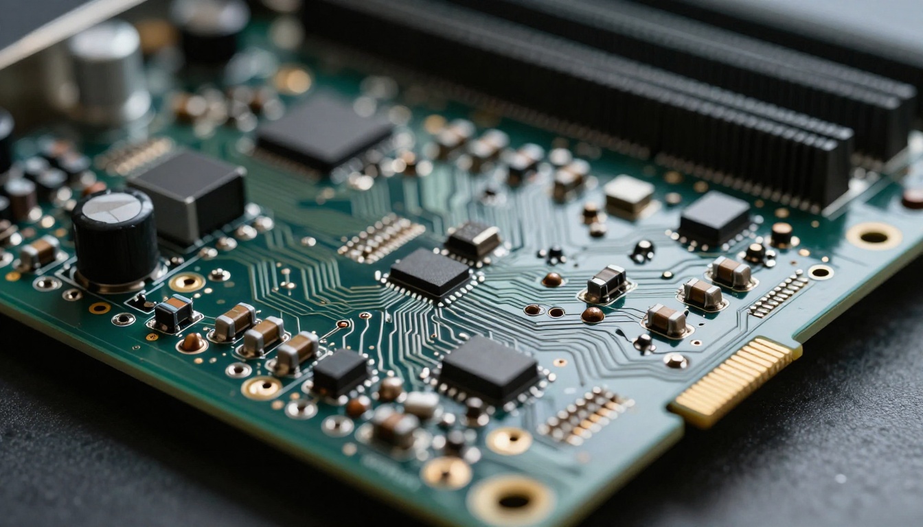 GPU circuit board representing neural network processing power