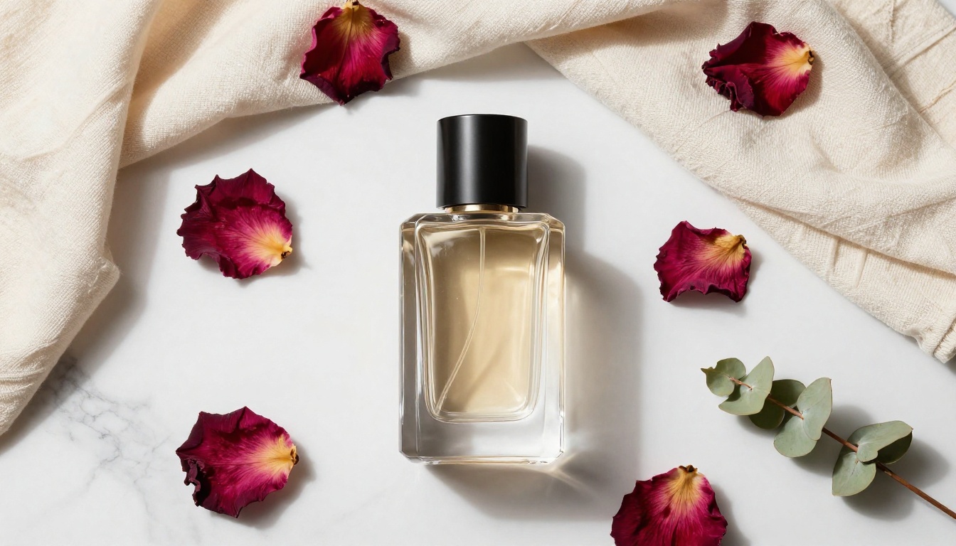 Product flat lay photography demonstrating AI generation output quality